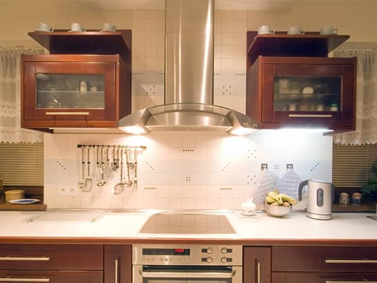 Installation de hottes de cuisine